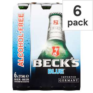 Alcohol free lager - Becks Blue 6 x 275ml £1, San Miguel 0% 4 x 330ml 89p in store @ Co-op Seaton
