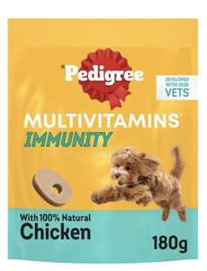 Pedigree Treat Dog Multivitamin Adult Immunity 180G Clubcard Price £3.25 with coupon (Instore or Online) @ Tesco