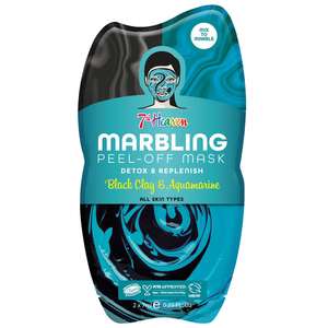 MJ Black Clay and Aquamarine Marble Face Masks 14ml: 50p + Free Click & Collect @ Wilko