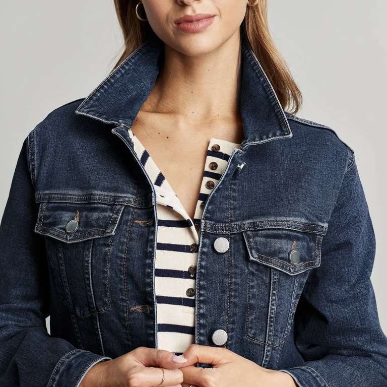 Joules Womens Arkley Relaxed Denim Jacket - Indigo £20.21 delivered @ Ebay / Joules