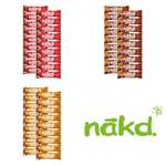 18 Pack - Nakd 35g Bars (3 Flavours) - W/Code + Free C&C