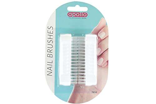 Apollo Nail Brush SET2 White - 90p @ Amazon