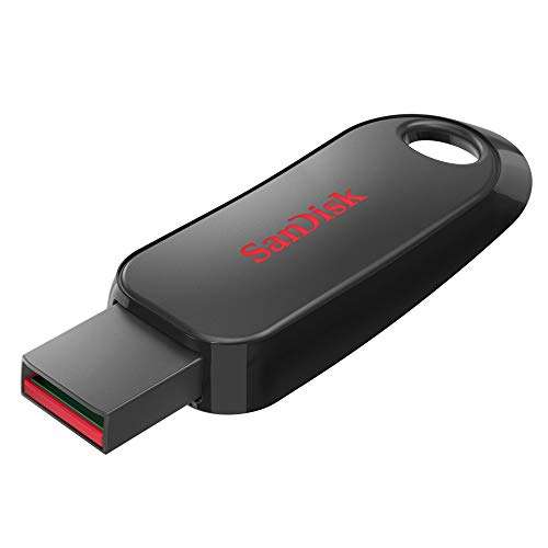 Cruzer Snap 128GB, USB 2.0 Flash Drive,Black - £7.50 @ Amazon