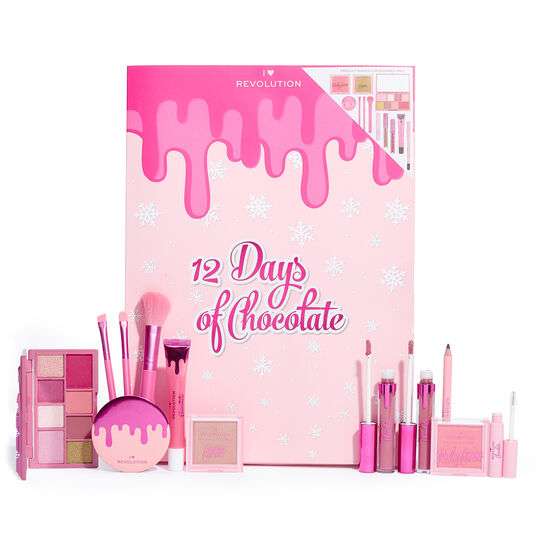 I Heart Revolution 12 Days Of Chocolate Advent Calendar down to £9.90 from £30 + £2.99 delivery or free over £30 @ Revolution Beauty