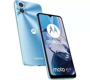 MOTOROLA Moto E22 - 64 GB, microSD card slot, 4020 mAh battery + 300GB Voxi Data sim (one month free) + Free 3 months Apple TV / Music