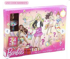 Barbie Advent Calendar with doll £13.59 with code + free delivery @ BargainMax