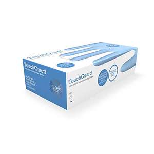 TouchGuard Blue Nitrile Disposable Gloves, Latex & Powder-Free, Box of 100, Extra Large £7.98 Delivered @ Amazon