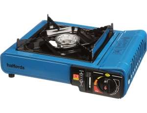 Portable Camping Gas Stove £15 (2 year warranty) @ Halfords