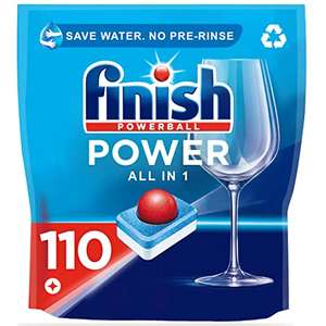 Finish All In 1 Max Original Dishwasher Tabs, 110 Tabs - £11 @ Amazon (Using £2 Voucher)