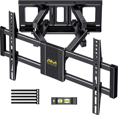 Alphamount TV Wall Bracket for Most 37 to 75 Inch 4K LED & OLED TVs up to 45kg with voucher - Wavechaser FBA