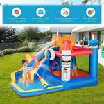 Outsunny 5 in 1 Kids Bouncy Castle Water Slide with Air Blower - £244.99 With Voucher, Sold & Dispatched By MHSTAR @ Amazon