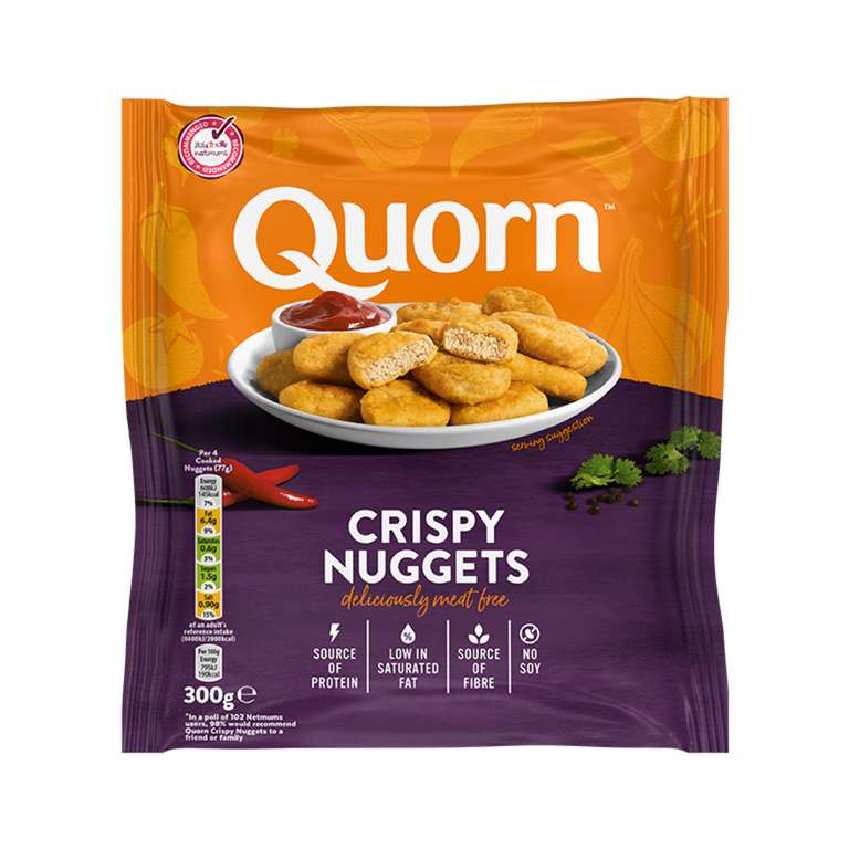 Any 2 for £3 - Quorn Vegetarian Crispy Nuggets 300g /Quorn Vegetarian Mince 300g /Quorn Southern Fried Bites 300g (+ 11 others!) @ Asda