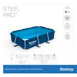 9.1ft Bestway Steel Pro | Swimming Pool for Outdoors without Filter Pump, Above Ground Frame Pool - Sold & shipped by Spreetail