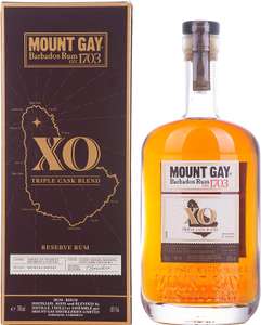 Mount Gay Barbados Golden Rum XO Triple Cask Blend 43% ABV 70cl £44.79/£40.31 with Subscribe and Save @ Amazon