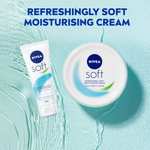 NIVEA Soft Moisturising Cream (200ml), A Moisturising Cream for Face, Body and Hands £2 @ Amazon