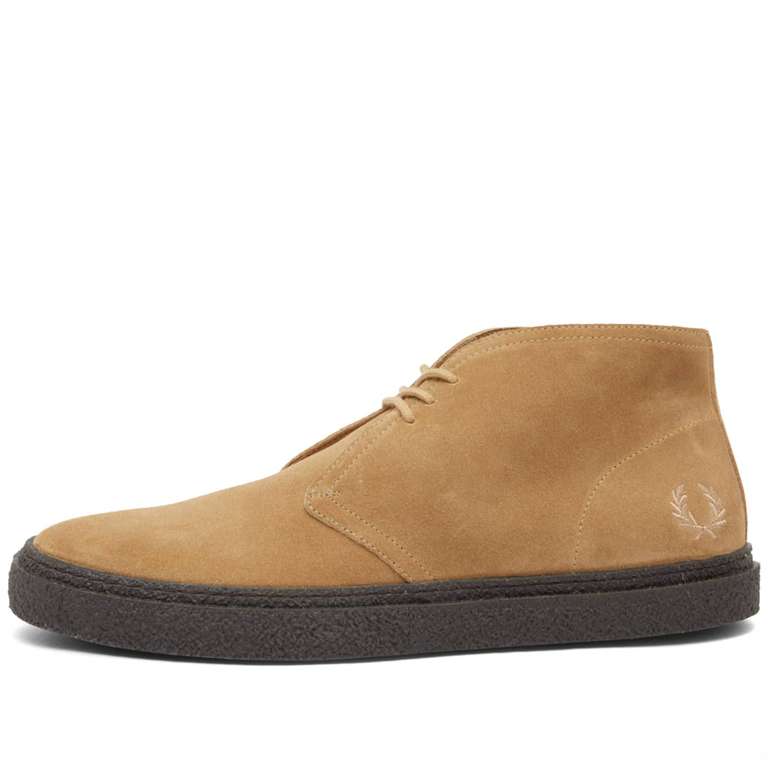 Fred Perry Authentic Hawley Suede Boot - Warm Stone (Beige!), Sizes 6 & 10 Available - £33 + £5.50 P&P @ End Clothing