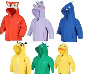 Kids Regatta Animal' Waterproof Walking Jacket, 6 to choose from Now £11.96 with codes From Debenhams