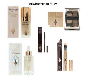 Up to 15% off of Charlotte Tilbury + Extra 10% off With Code