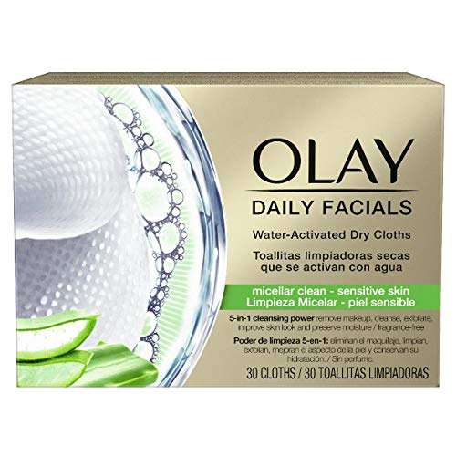 Olay Daily Facials 5-in-1 Water Activated Dry Cloths - Pack of 6 £21 @ Amazon