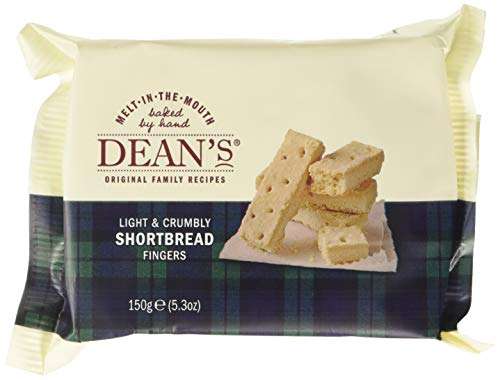 Dean's Scotland Shortbread Fingers, Light and Crumbly, 150g £1.15 / £1.04 Subscribe & Save @ Amazon