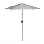 25% off Homebase garden parasols and bases (e.g. Parasol 2.1m Crank & Tilt - Light Grey with 38mm pole for £40 click & collect) @ Homebase