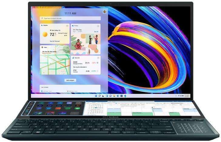 ASUS ZenBook Duo Intel Core i5 16GB RAM 512GB SSD 14" TouchScreen Laptop £699.99 @ Box
