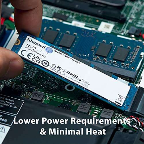 Kingston NV2 NVMe PCIe 4.0 SSD 1000G M.2 2280 -SNV2S/1000G £41.48 @ Amazon