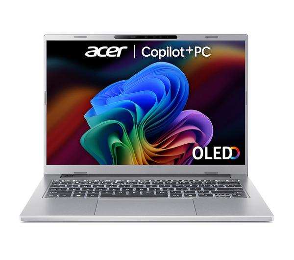 ACER Aspire 14 AI - FHD+, OLED, Intel Ultra 5 226V, 16GB RAM, 512GB SSD, Silver - Laptop - With Code