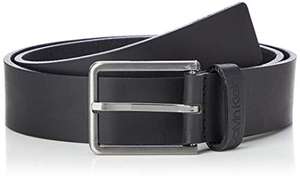 Black Calvin Klein Men's Leather Belt 35 mm - all sizes - £17.50 @ Amazon