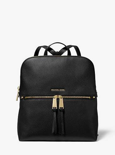 Michael Kor's Rhea Medium Pebbled Slim Backpack - Available in 5 ...