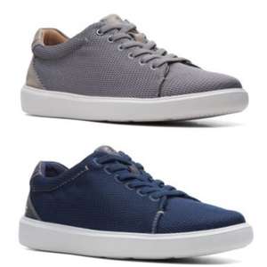 Clark’s Cambro Low Textile Shoes (2 Colours / Sizes 7-11) - £16 With Code + £1 Delivery @ Clark’s Outlet