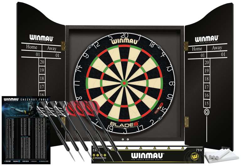 Winmau Blade 6 Championship Dartboard and Darts Set - £68 + free click and collect @ Argos