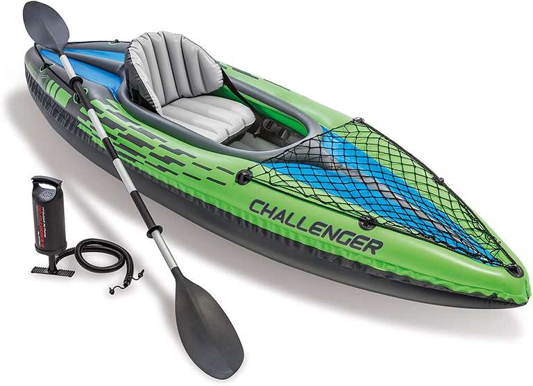 Intex Challenger K1 Kayak, Inflatable Canoe with Aluminum Oars & Hand Pump £79.00 (using £10 off voucher code) @ OutdoorSplash