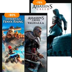 PC - Assassin’s Creed Valhalla + Immortals Fenyx Rising + Assassin's Creed II or I , using code