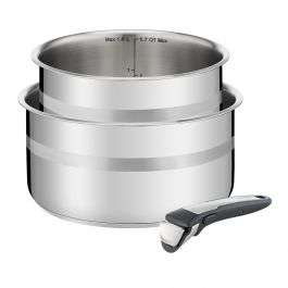 Jamie Oliver Ingenio 3-Piece Stainless Steel Saucepan Set - £34.02 delivered (With Code) @ Tefal