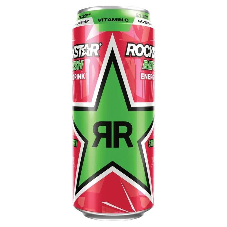 Rockstar Energy Strawberry and Lime / Juiced Mango 500ml 100% cashback ...