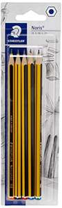 STAEDTLER 121-S BK5D Noris pencils in assorted grades, pack of 5 - £1.40 @ Amazon
