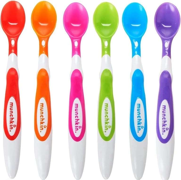 Munchkin Soft Tip Toddler & Baby Spoons Pack of 6