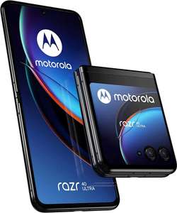 Motorola razr 40 ultra (3.6" external display 33W 8/256GB), Infinite Black + Unlimited iD Data, £27.99pm £9 Upfront (24m)