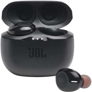 JBL Tune 125TWS in-Ear Earphones - True Wireless / Up To 32 Hours Battery Life / Black - £24.99 @ Currys