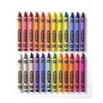 CRAYOLA Crayons, Bright Strong Colours, Multi, 24 Count (Pack of 1) £1.25/£1.19 S&S