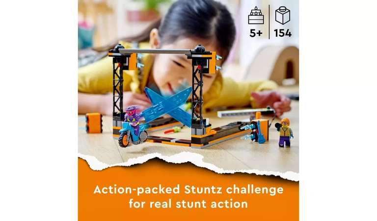 LEGO City Stuntz The Blade Stunt Challenge Bike Set 60340 - £10 free click & collect @ Argos