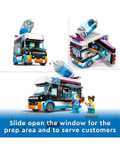 LEGO 60384 City Penguin Slushy Van, Truck Toy Building Set + 2 minifigs