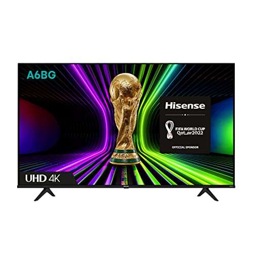 Hisense 43A6BGTUK (43 Inch) 4K UHD Smart TV £244.99 @ Amazon