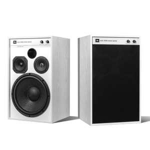 Pair of JBL 4312G Studio 12-inch Studio Monitor Loudspeakers - Ghost White Only - 2 Years Warranty
