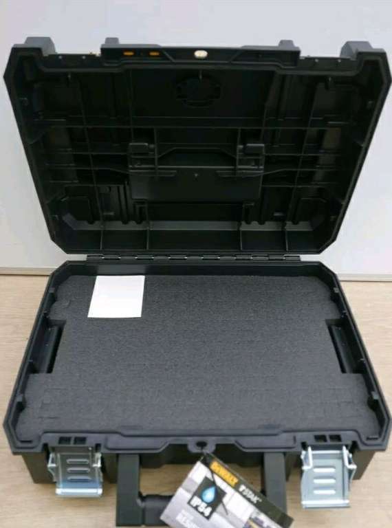 DeWALT DWST83345-1 TSTAK IP54 rated storage carrying case + foam liner - 2 for £42.67 with code @ abbeypower / ebay