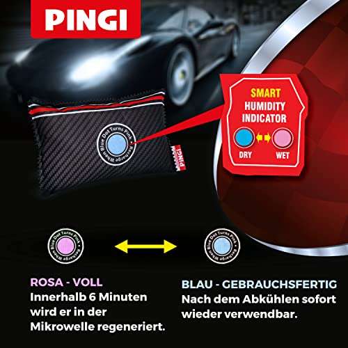 Pingi Dehumidifier Car And Home - Absorbs Moisture Condensation Damp Keeping Windscreens Clear - Reusable 2 x 350g - £12.10 @ Amazon