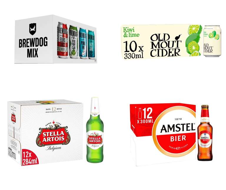 3 for £22 on selected Beer & Cider Multipacks - including Brewdog, Henry Westons, Old Mout Cider & more @ Morrisons