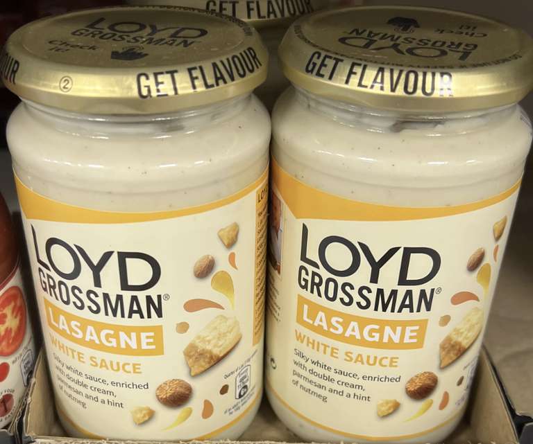 Loyd Grossman White Lasagne Sauce 440g - 10p instore @ B&M, Wallsend