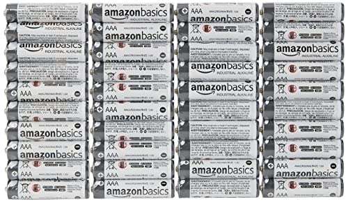 Amazon Basics AAA Alkaline Batteries, Industrial Triple A, 5-Year Shelf Life, 40-Pack £8.30 (£7.89 via sub and save) @ Amazon